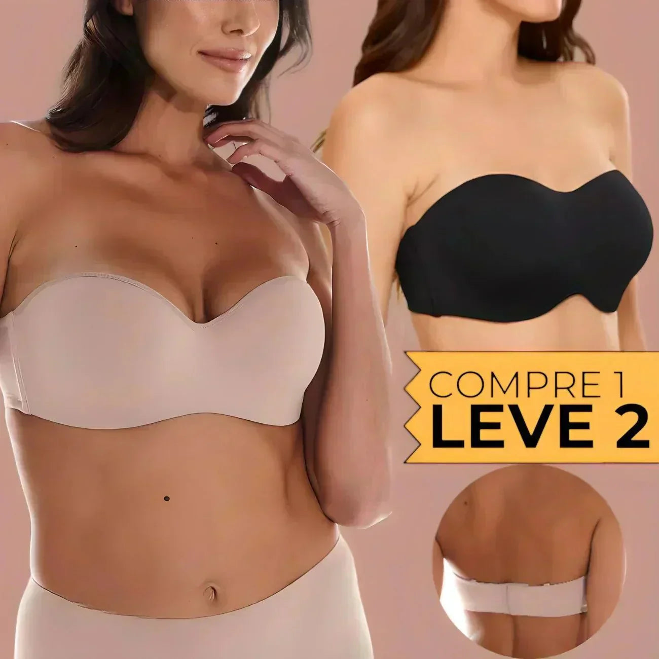 Kit 2 Sutiãs Tomara que Caia Bela Comfort