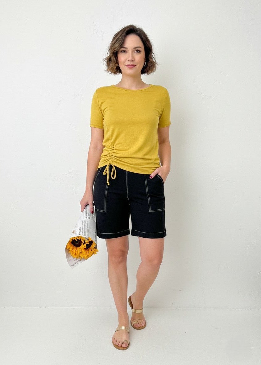 Kit 3 Bermudas Femininas Estela em Moletinho
