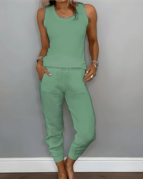 Conjunto Casual Flórida - Algodão Premium (Estilo Europeu)