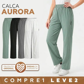 Kit 3 Calças Femininas Aurora em Malha Seda Gelo