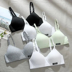 Kit 5 Sutiãs Femininos Comfort Belt em Algodão