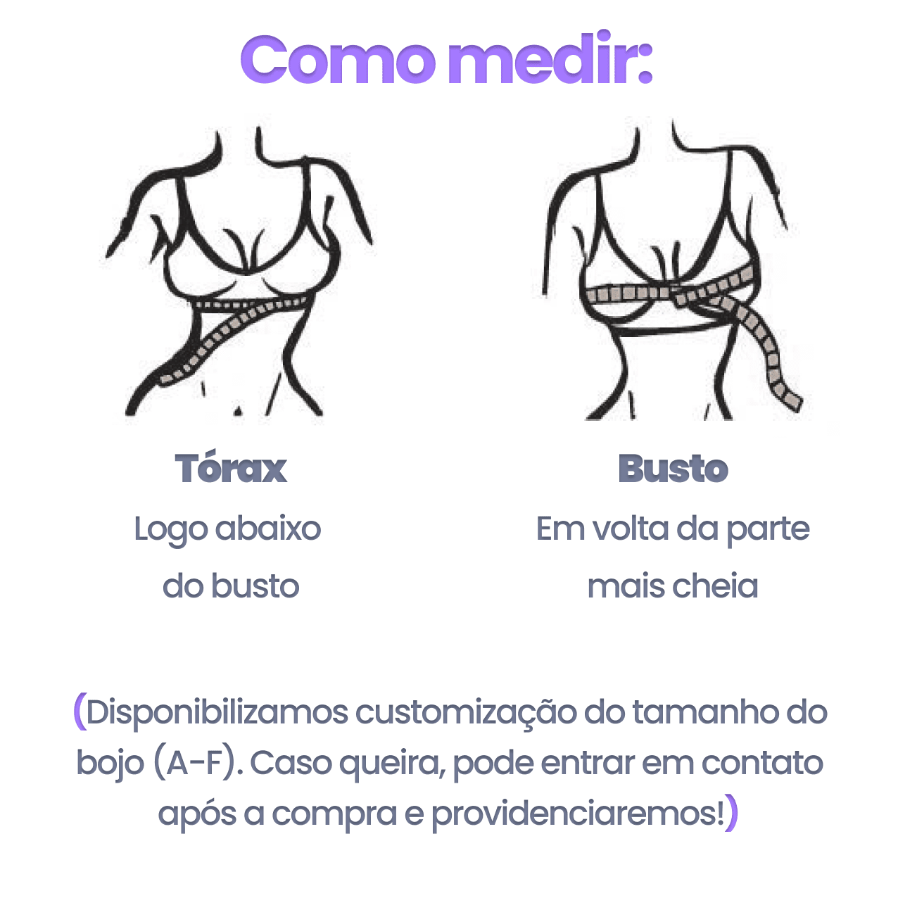 Kit 2 Sutiãs Tomara que Caia Bela Comfort
